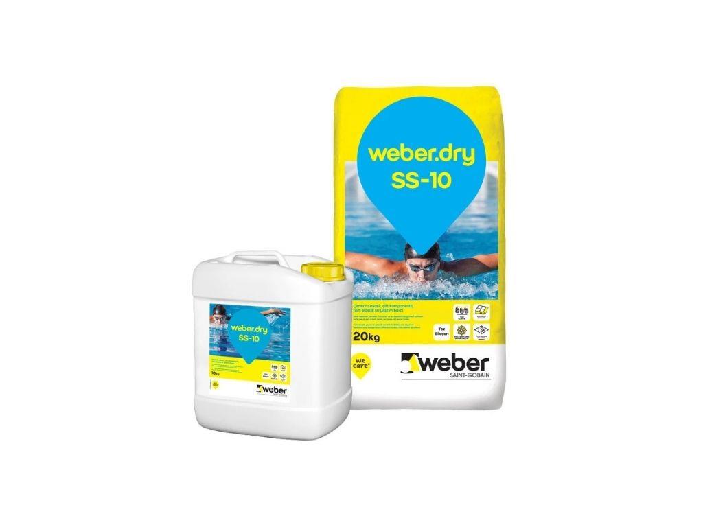 Weberdry SS-10 | Çift Komponentli Süper Elastik Su Yalıtım Harcı