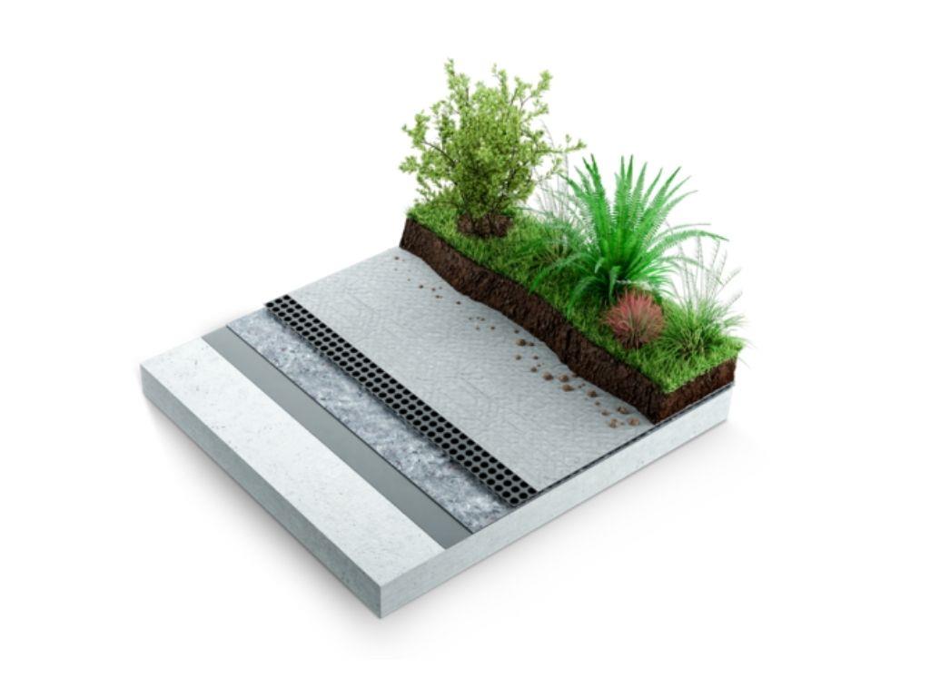 DELTA®-FLORAXX – Yeşil Çatı ve Ters Çatı Drenaj Levhası