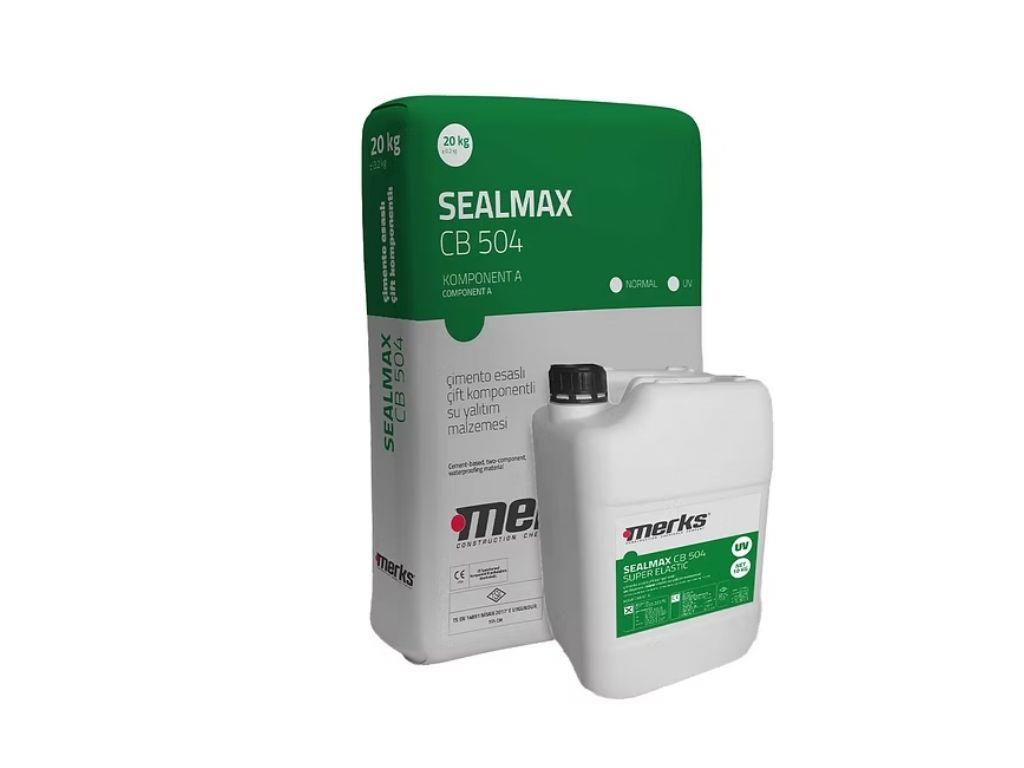 Merks Sealmax CB 504 UV Süper Elastik Su Yalıtımı | Çimento Akrilik